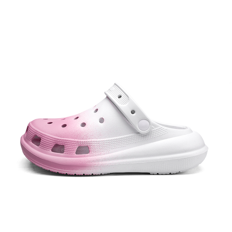 

Hong Kong Meng Клоги унисекс бело-розовые, цвет White Pink