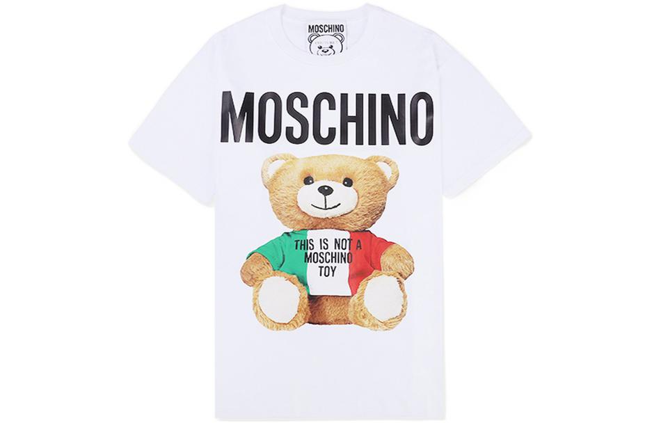

MOSCHINO Футболка женская белая, Белый, MOSCHINO Футболка женская белая