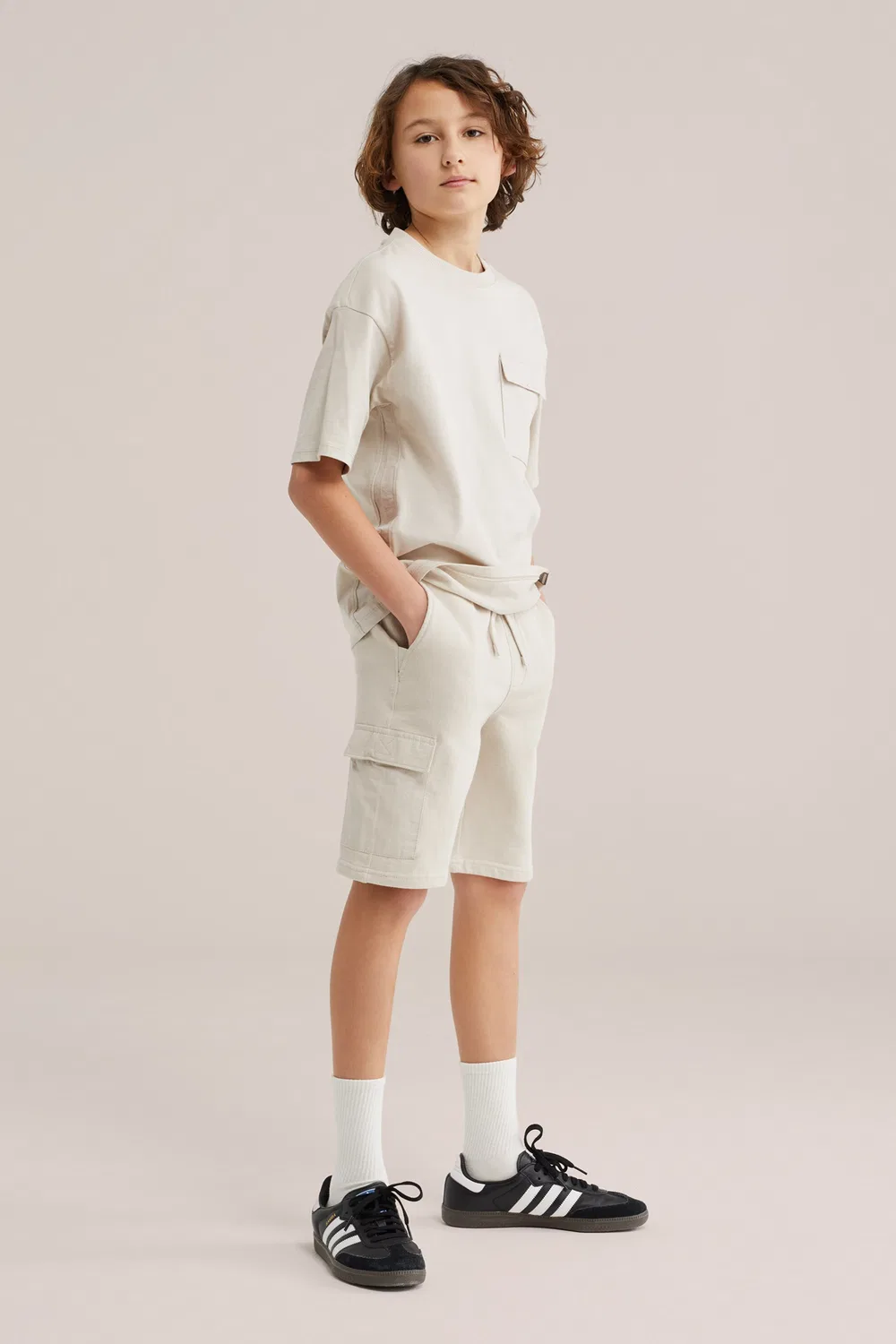 Обычные брюки We Fashion, Greige — фото 4