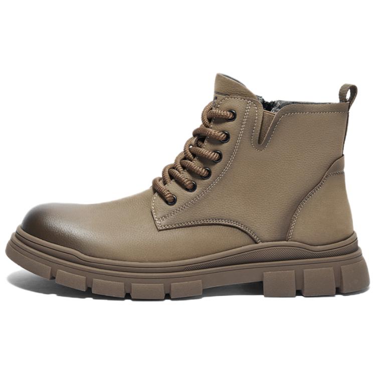 

Senda Короткие мартины 4 см мужские хаки на флисе, цвет Khaki Fleece-Lined