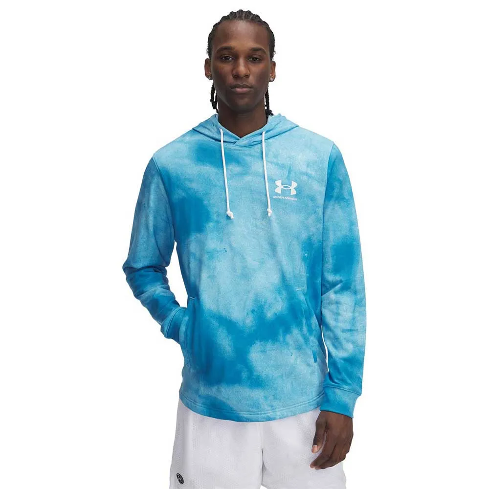 

Худи Under Armour Rival Terry AOP, синий