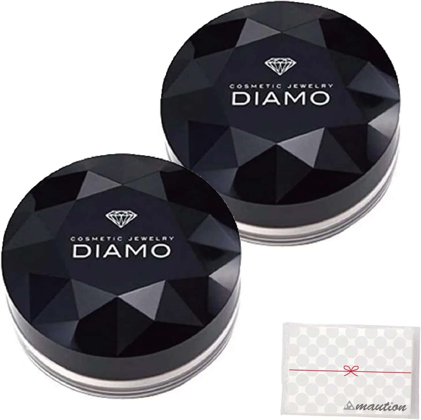 Пудра рассыпчатая с алмазной пылью, No brand, 2 шт. по 8 г, цвет Diamo