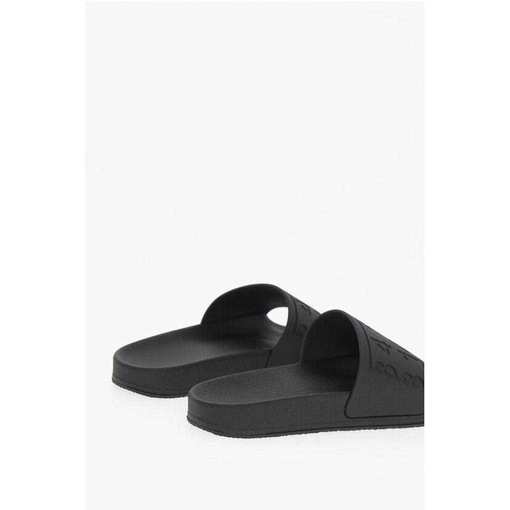 Слайды MM6 однотонные с тисненым логотипом Maison Margiela, Black — фото 2