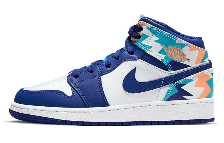 

Кроссовки Jordan 1 Mid GS Geometric Pint
