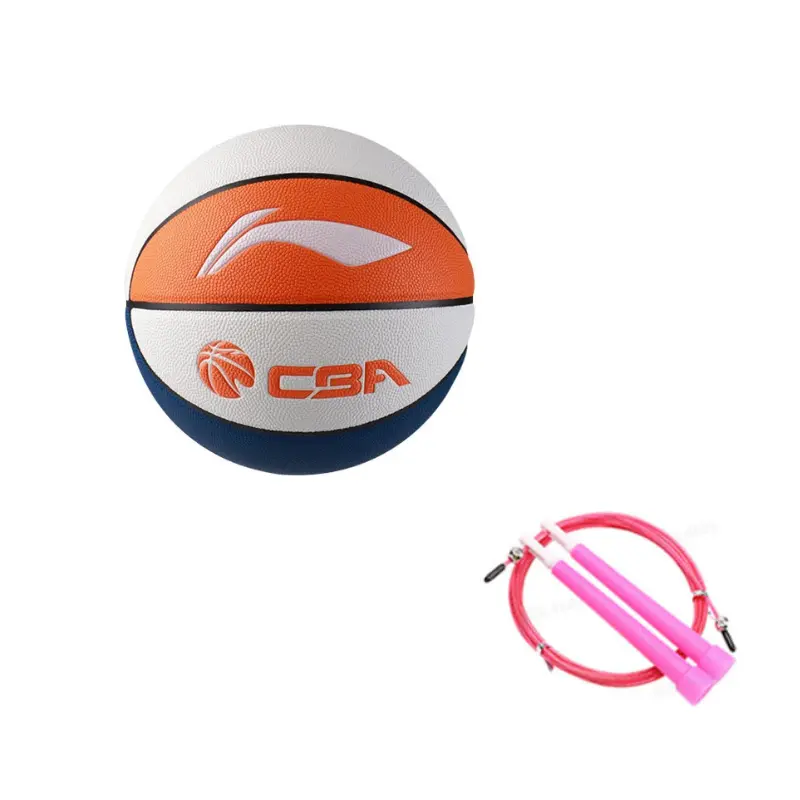 

LINING Баскетбольный мяч PU белый оранжевый синий размер 7 тренировочный unisex