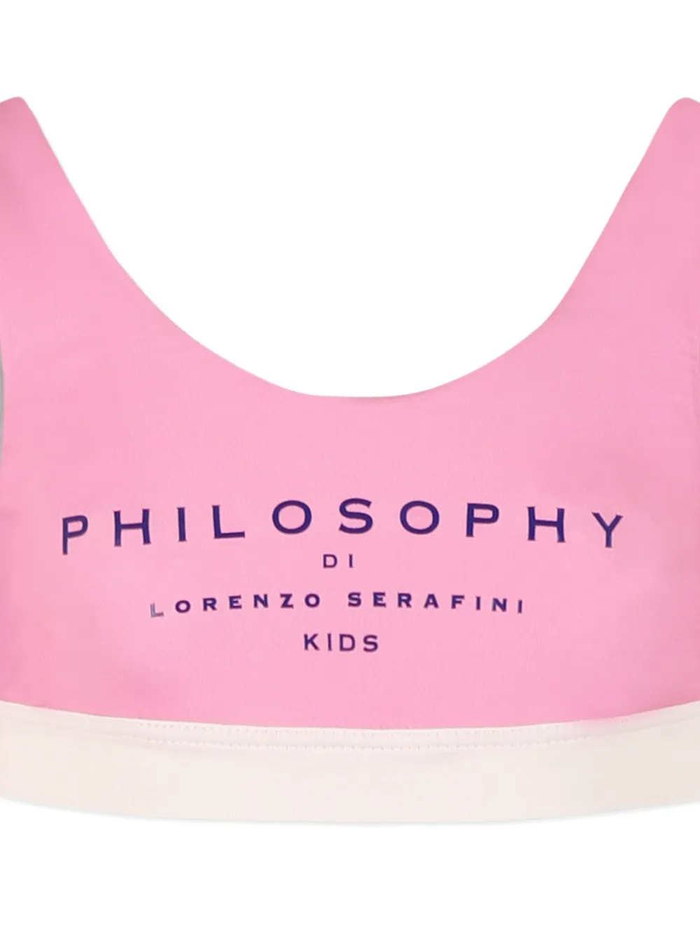 Бикини с логотипом Philosophy Di Lorenzo Serafini Kids, розовый — фото 3