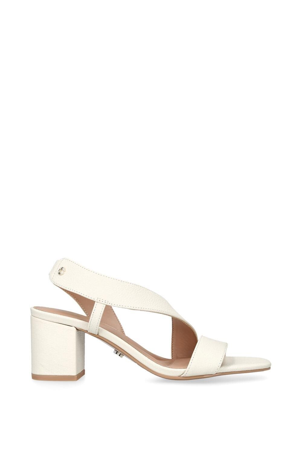 

Кожаные сандалии Gala Block 60 Carvela, белый