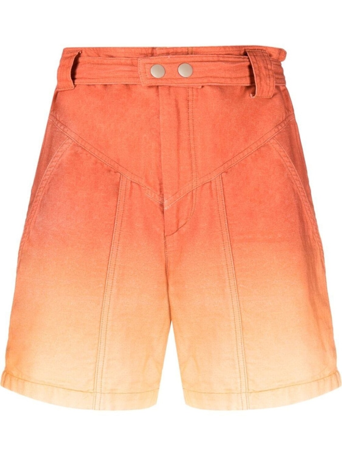 

ISABEL MARANT шорты Kaynetd с эффектом тай-дай, оранжевый