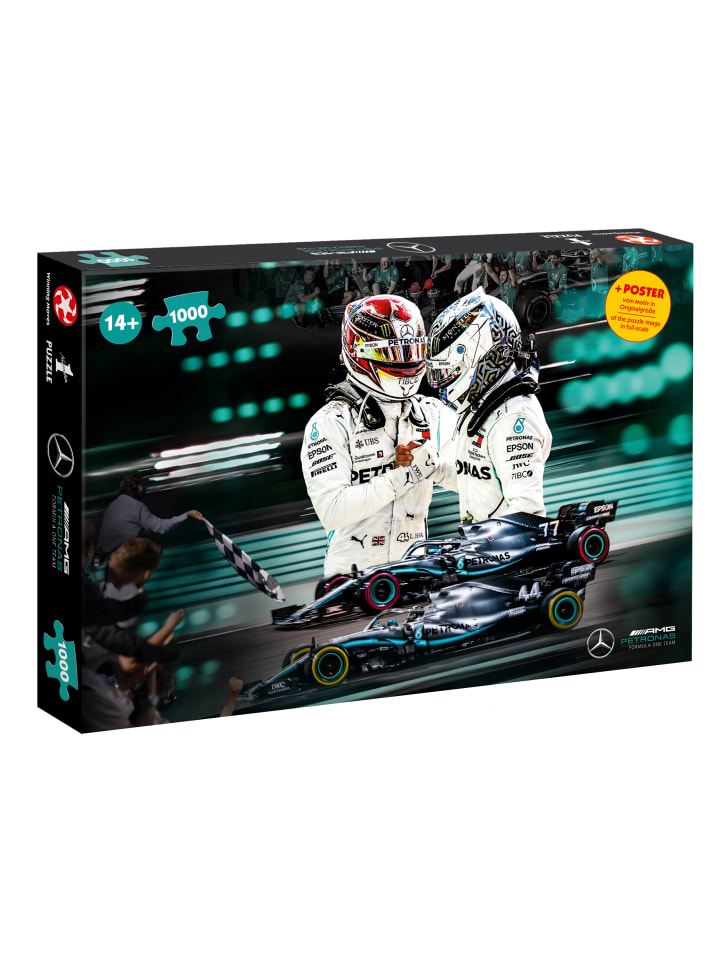 

Winning Moves Пазл Mercedes AMG Petronas из 1000 деталей, различных цветов