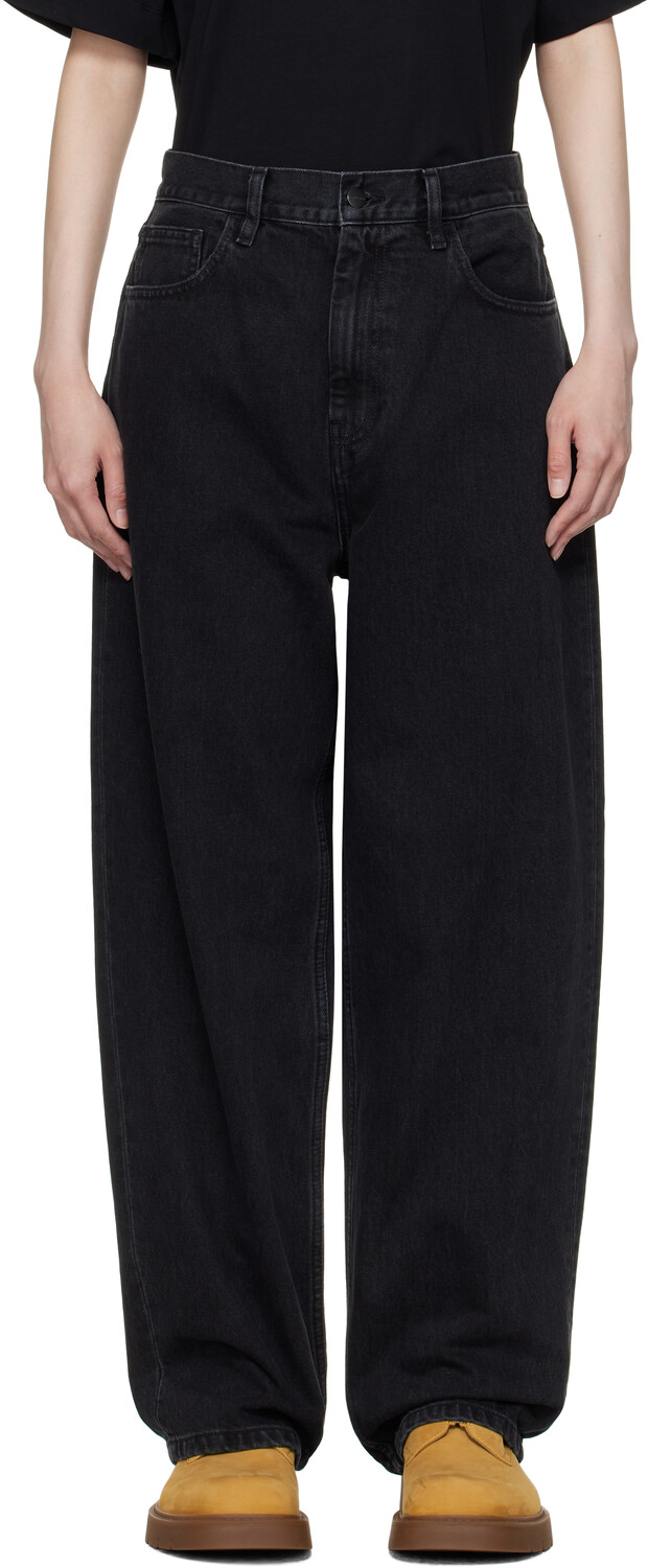 

Черные джинсы Brandon Carhartt Work In Progress, Stone washed black