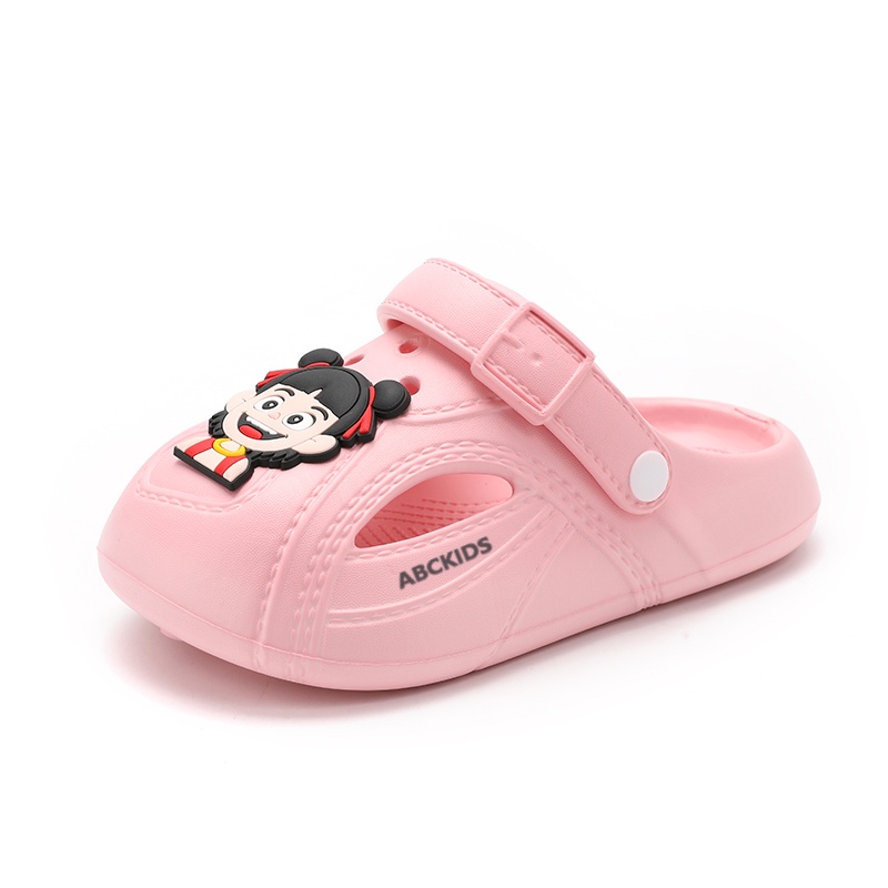 

Детские тапочки с низким верхом, устойчивые к истиранию, легкие, амортизирующие ABC KIDS, розовый