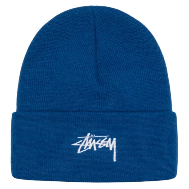 

Stussy Манжетная шапка бини, Blue
