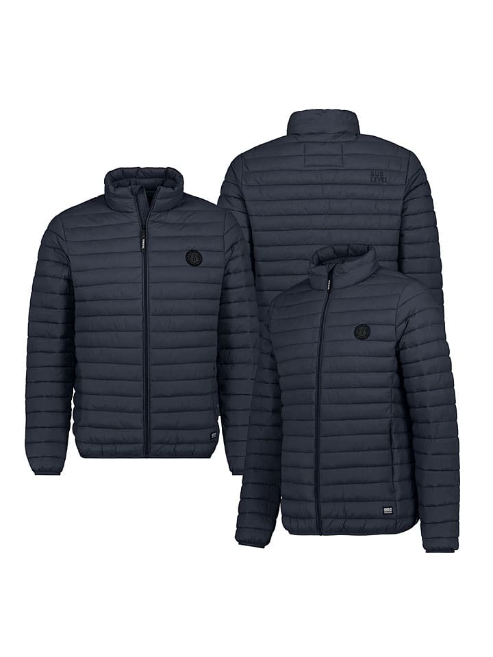 

Sublevel Стеганая куртка темно-синего цвета