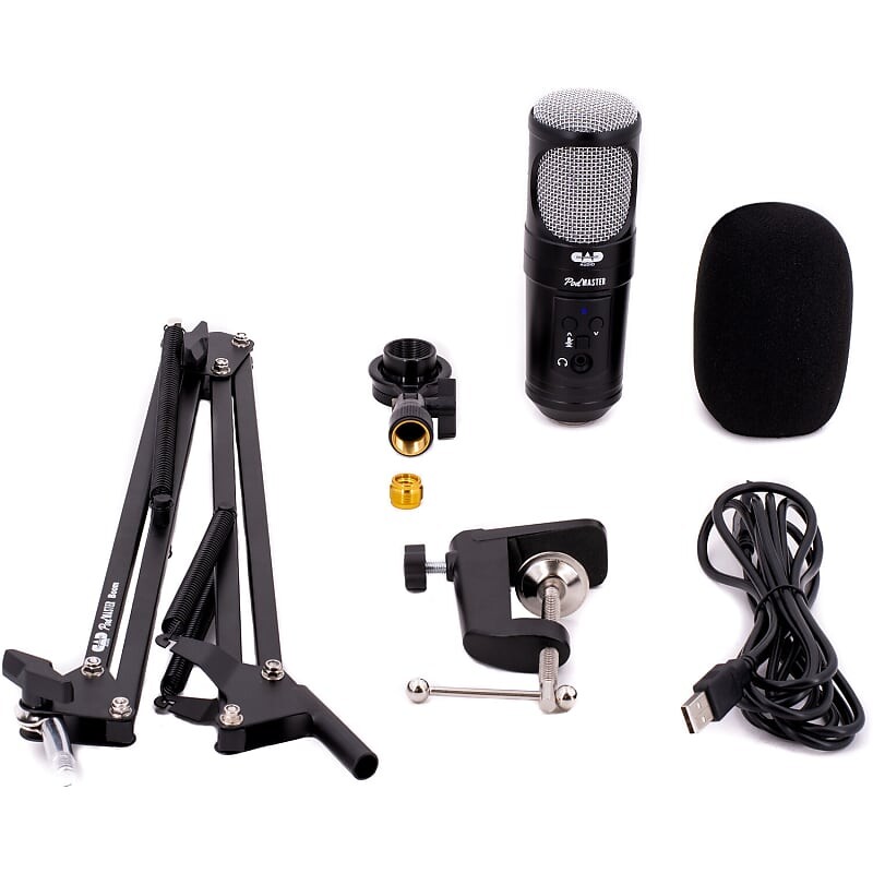 

Микрофон CAD PM1100 Super-D Podmaster Cardioid USB Dynamic Microphone
