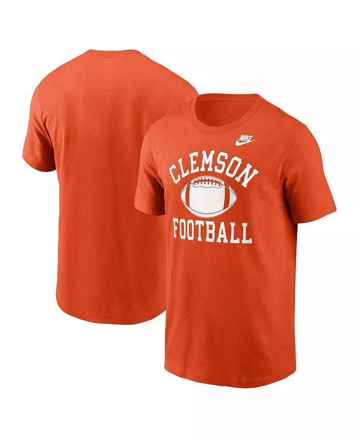 

Мужская футболка Clemson Tigers Legacy Football Icon оранжевого цвета Nike