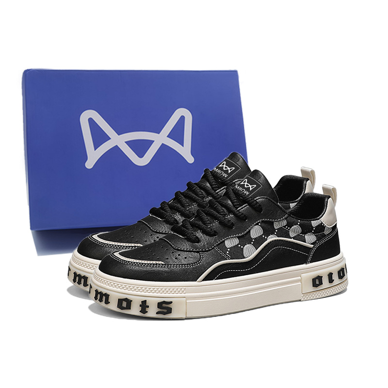 

Нескользящие износостойкие низкие мужские кроссовки MIIOW, Black Box