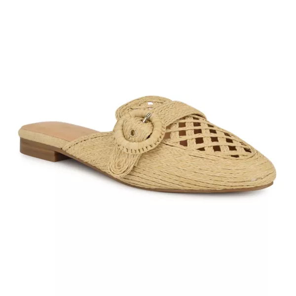 Женские повседневные мюли Caspe с острым носком Nine West, цвет light natural