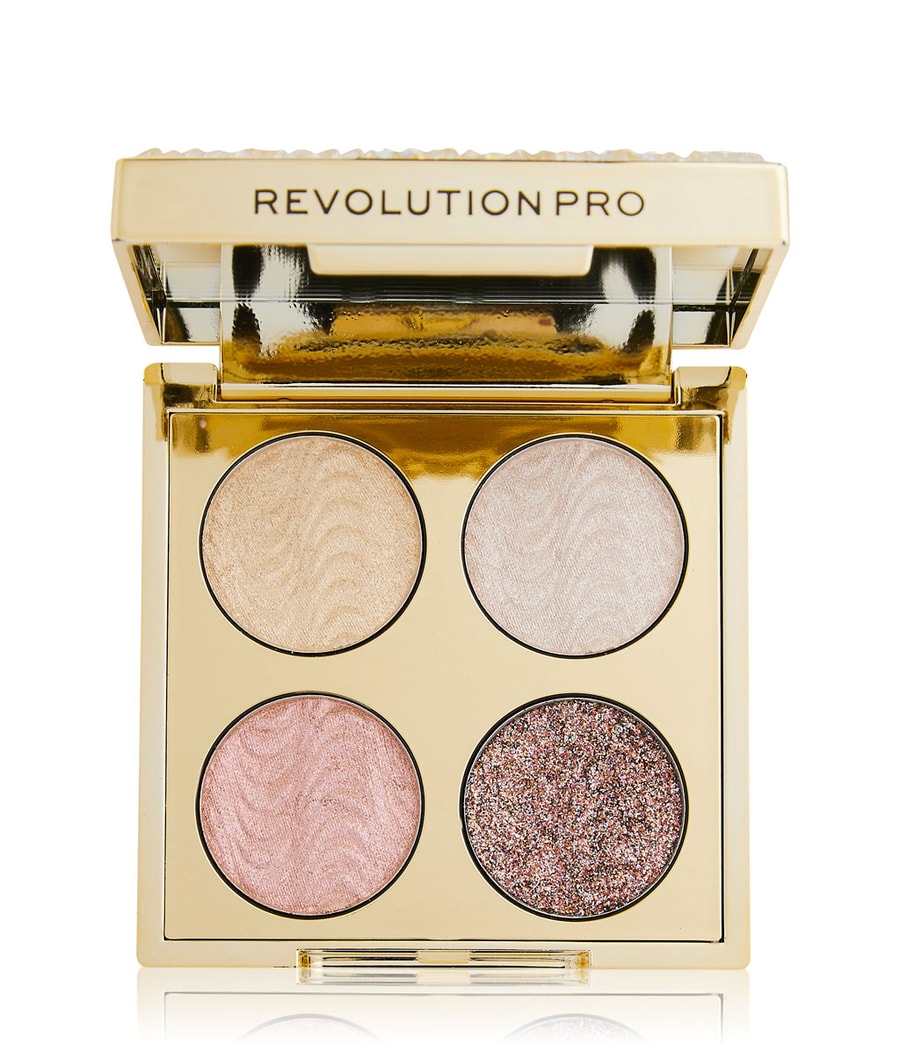 

Палитра теней для век REVOLUTION PRO Crystal Eye, Quad Gold Crystal, 1 шт.