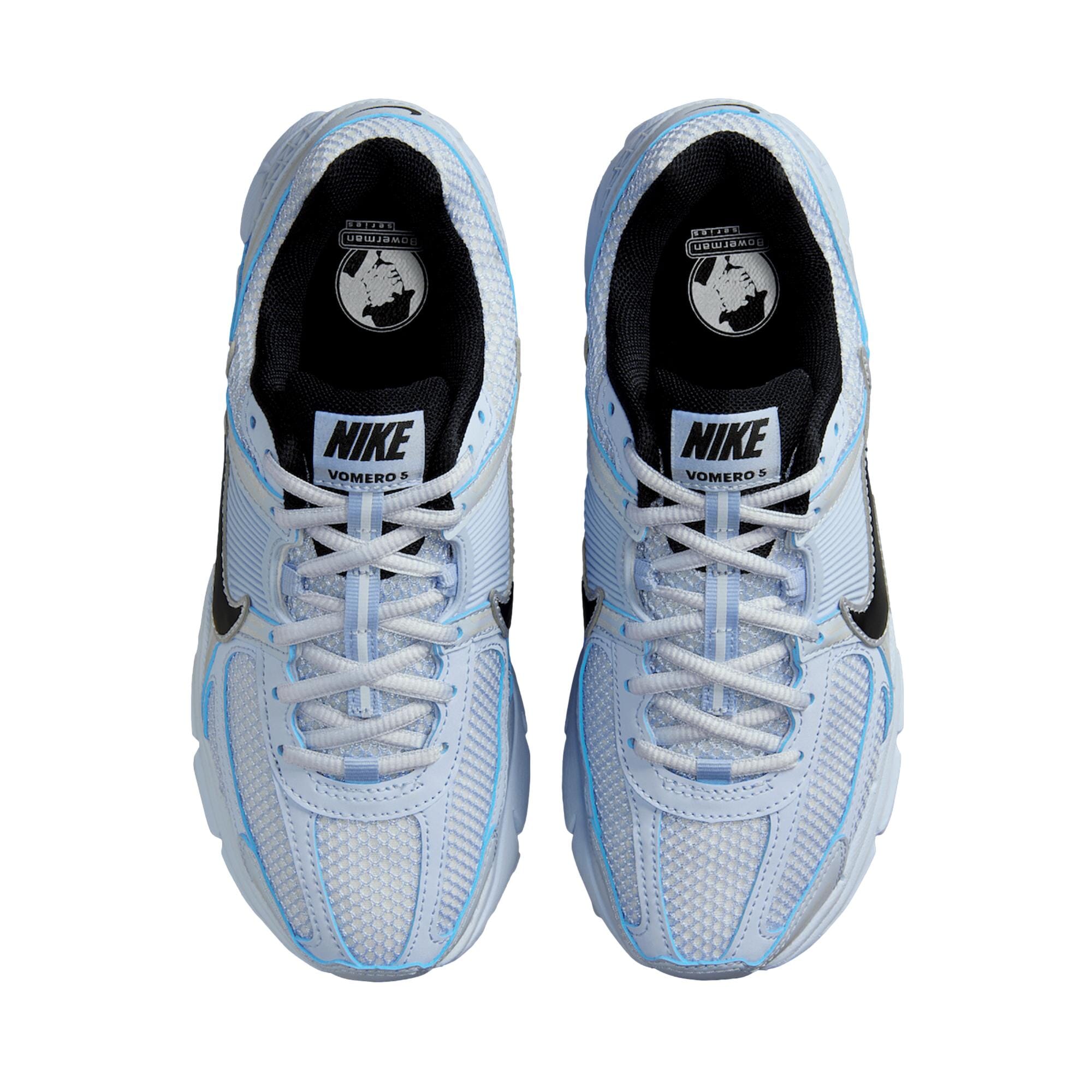 Женские кроссовки Nike Zoom Vomero 5 Blue Tint / Black - Platinum Tint FJ2028-401 — фото 4
