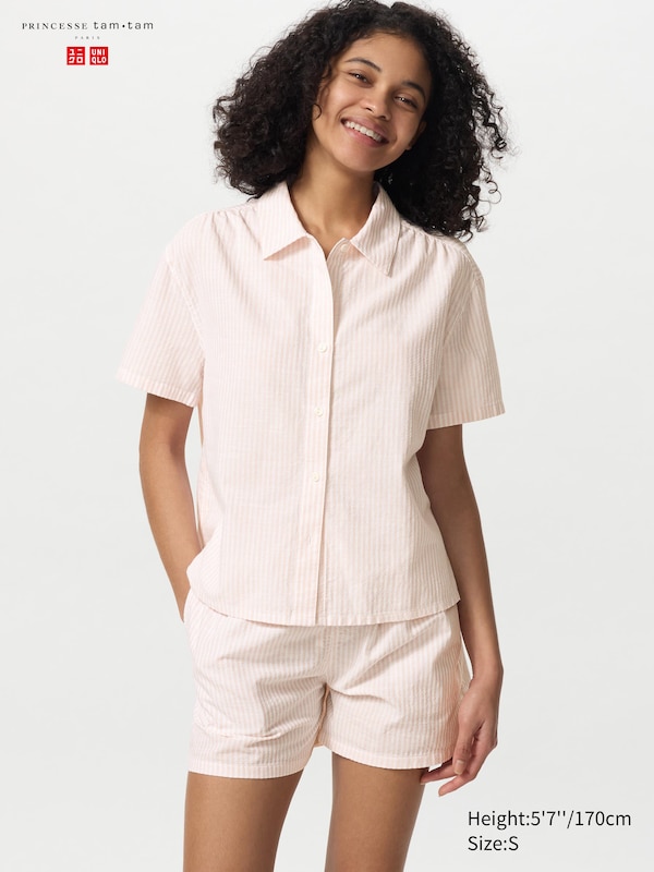 

Пижама (полосатая) Uniqlo, розовый