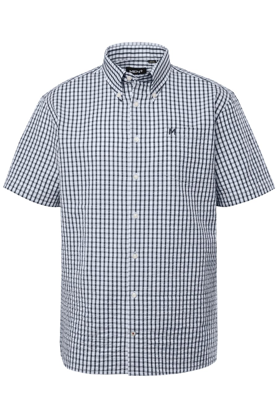 

Рубашка на пуговицах классического кроя Men Plus, темно-синий