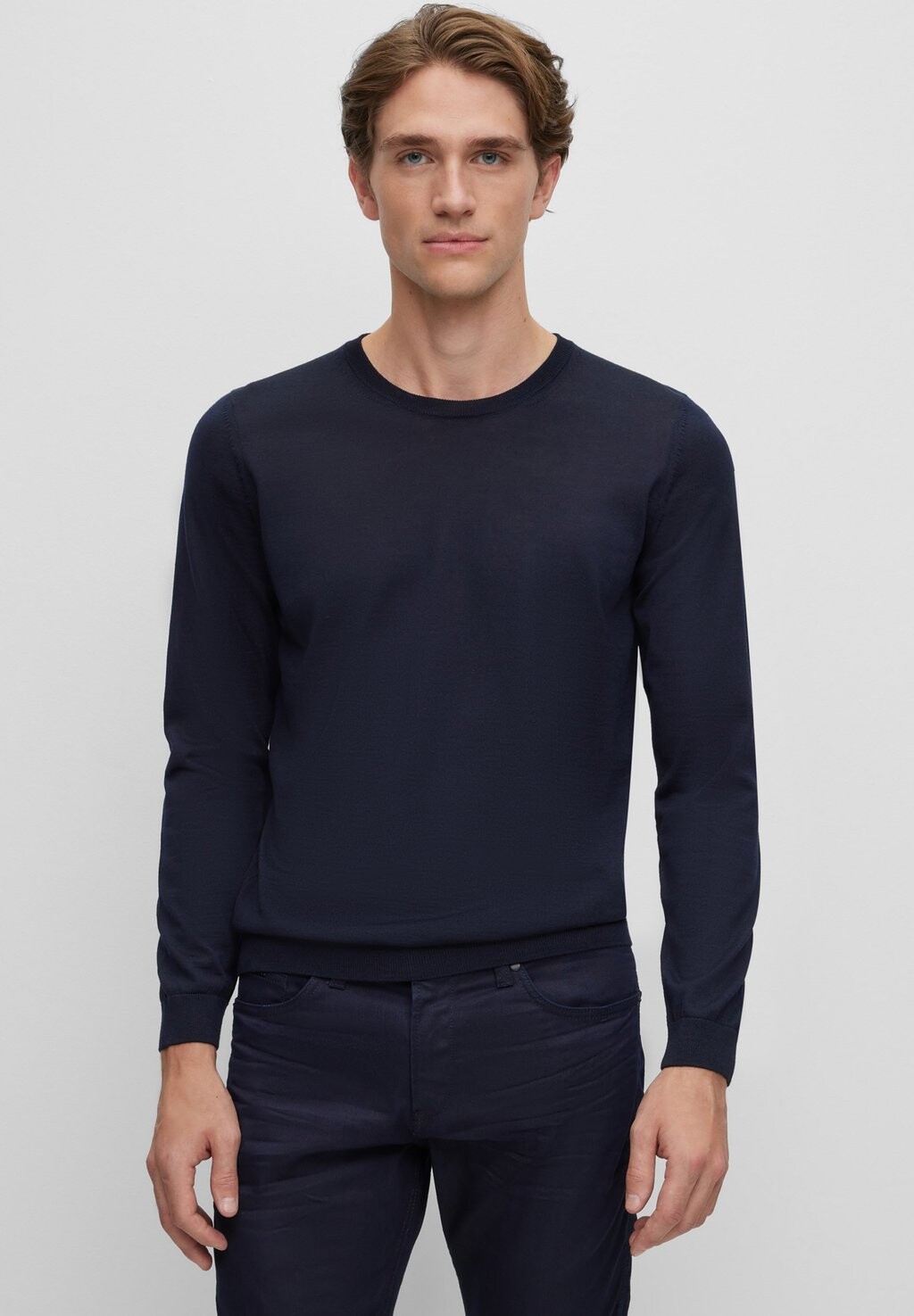 

Свитер BOSS LENO P, цвет Dark Blue, Черный, Свитер BOSS LENO P, цвет Dark Blue