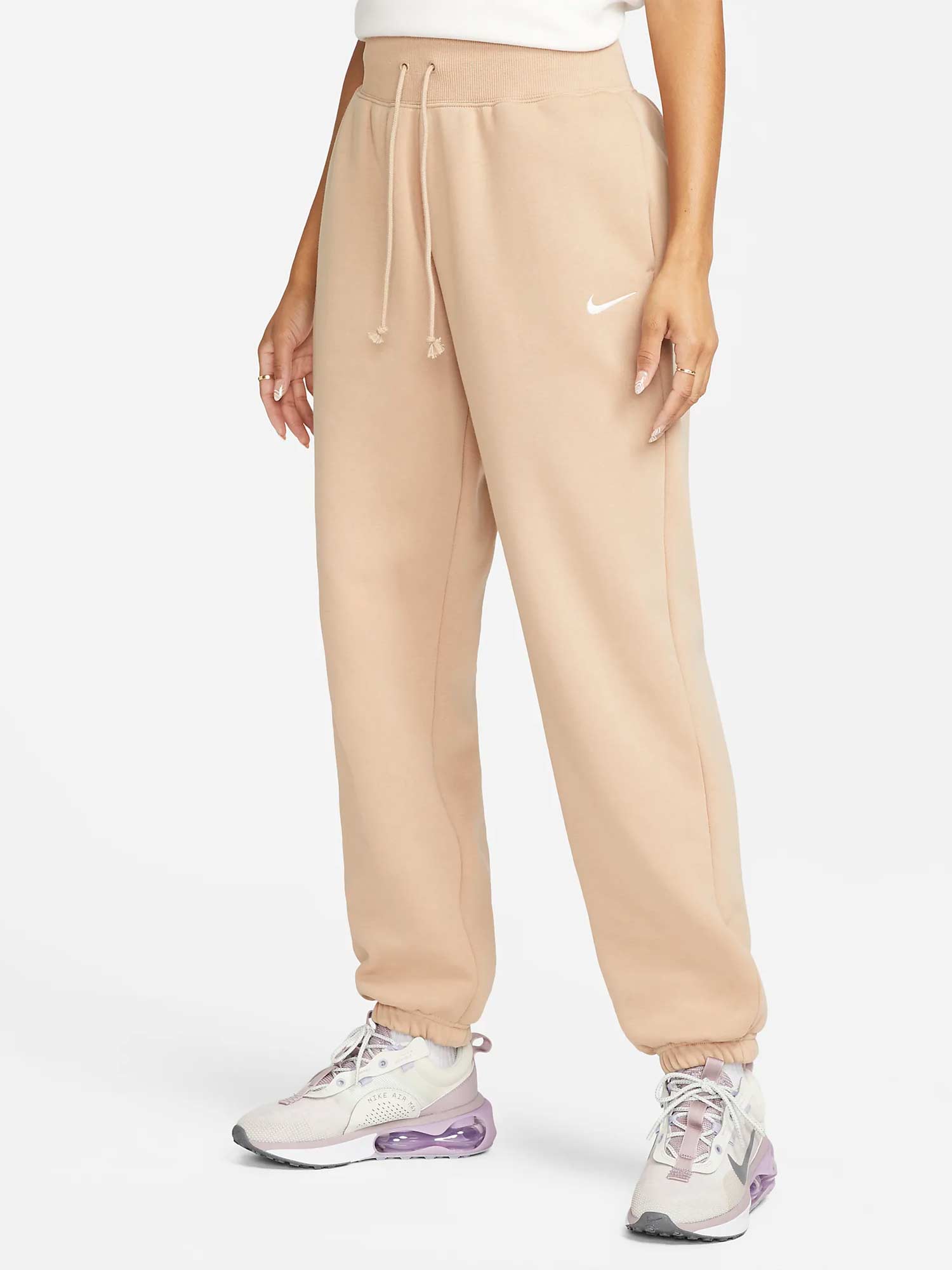 

Спортивные брюки Nike W NSW PHNX FLC HR OS PANT, бежевый