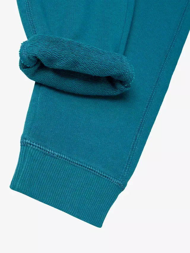 Детские флисовые спортивные штаны, синие Benetton — фото 3