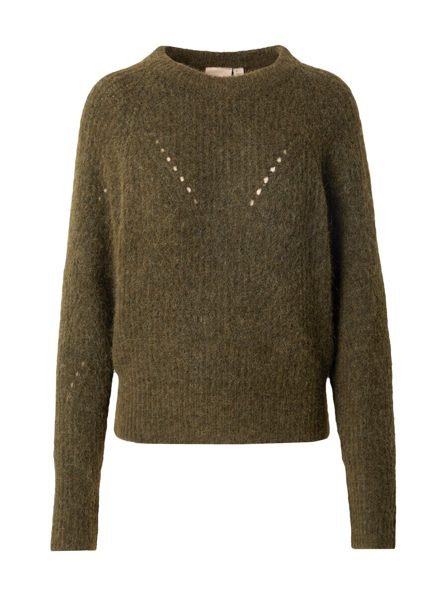 

Тонкий вязаный свитер VILA Sweater VILoa, оливковый