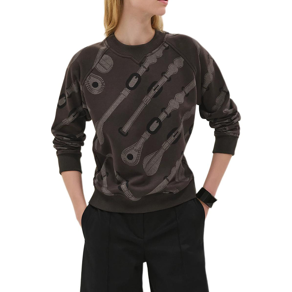 

Серая женская толстовка HERMES, серый