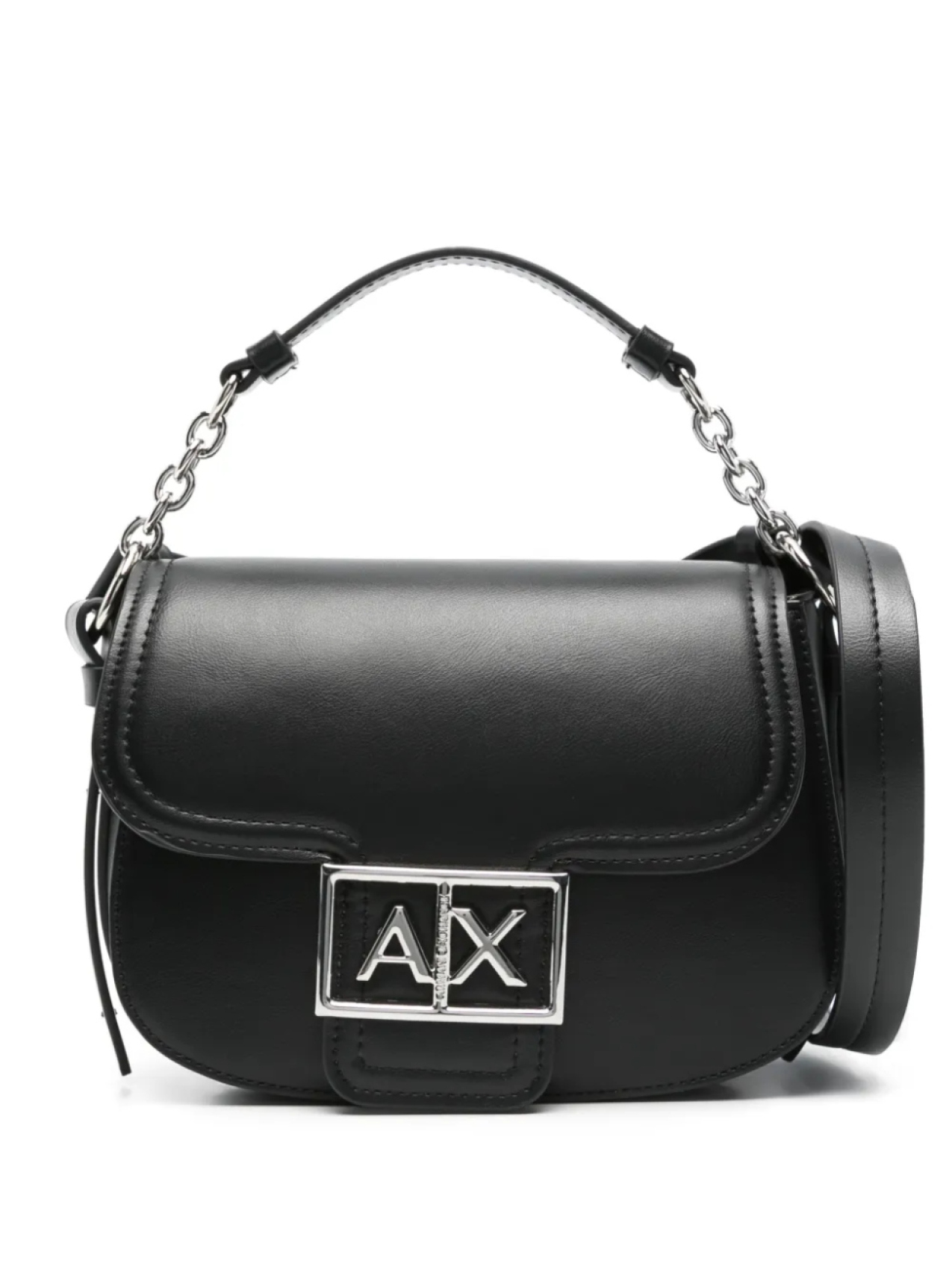 

Сумка через плечо с логотипом Armani Exchange, черный