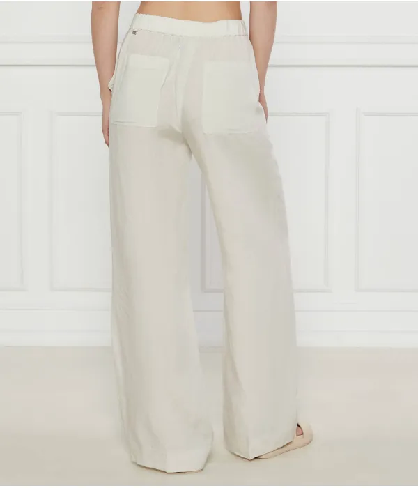Брюки Flare fit Calvin Klein, бежевый — фото 3