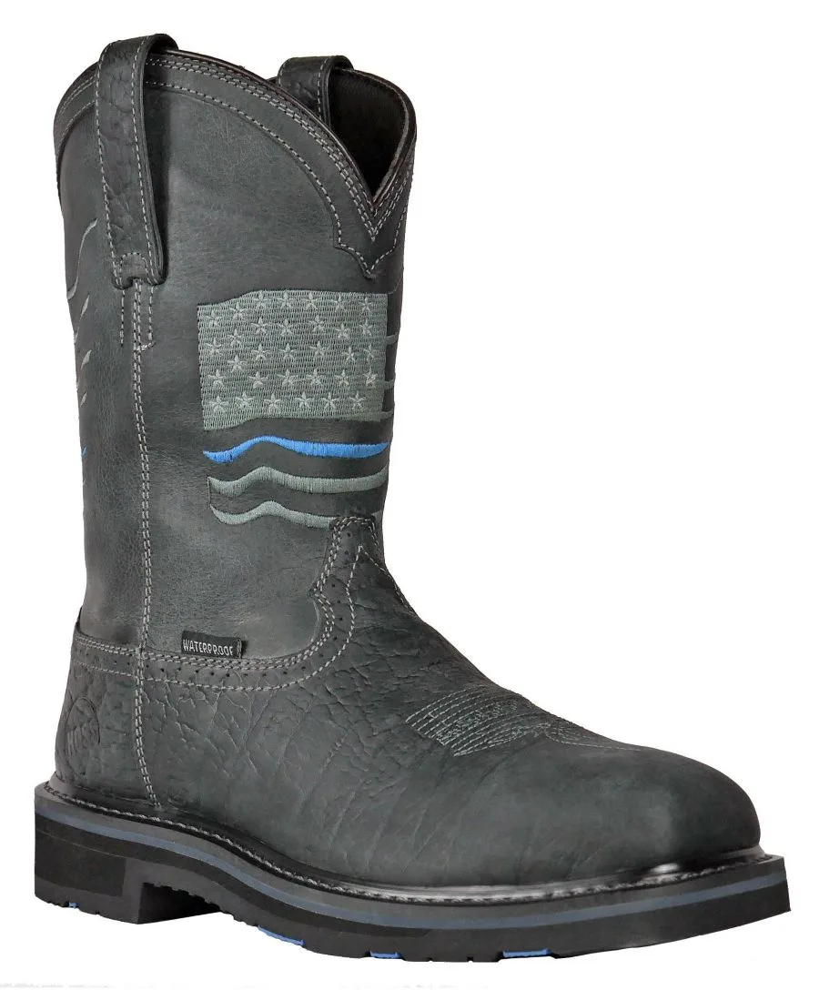 Мужские рабочие ботинки Rushmore с композитным носком и защитой от проколов Hoss Boot Company, черный
