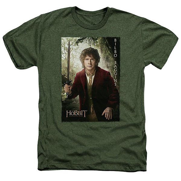 

Футболка The Hobbit Bilbo Poster Adult Heather Licensed Character