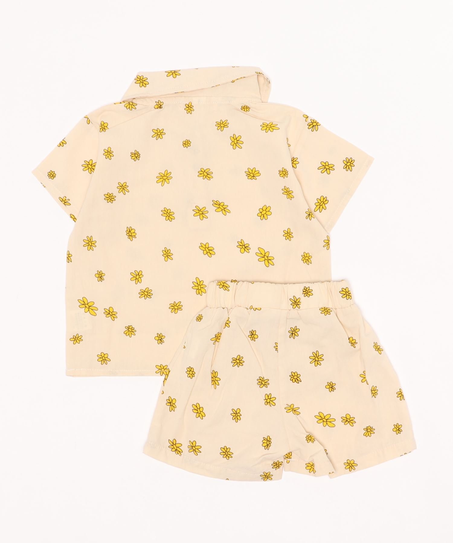Маленький комплект платьев с цветочным принтом Aimoha Kids, beige — фото 2