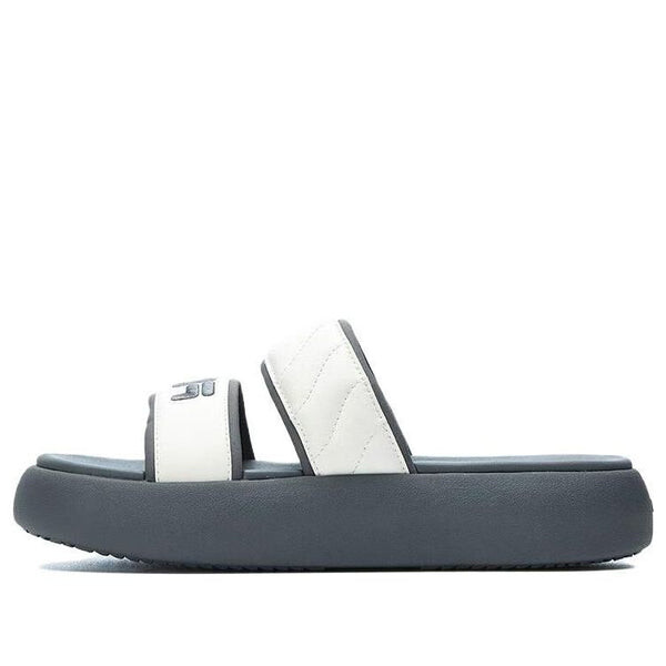 Тапочки dount 'white grey' Fila, серый