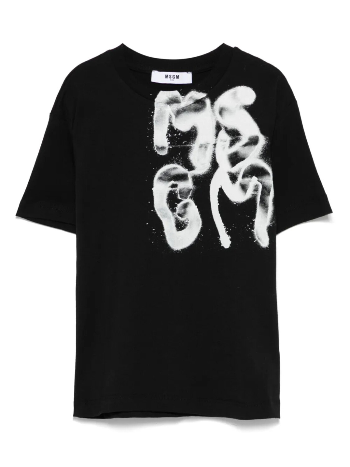 

MSGM Kids футболка с логотипом, черный