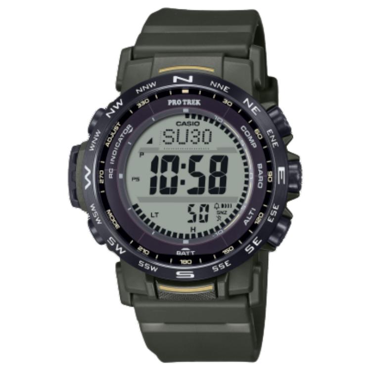 

CASIO Часы PRW-35 Collection Solar Quartz Movement Resin Strap Watch Men's Watch Gray Dial, Gray Dial