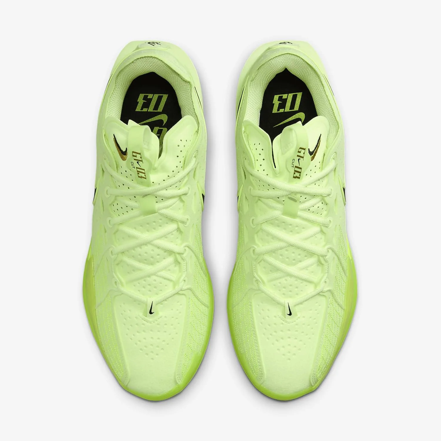 Мужские баскетбольные кроссовки Nike G.T. Cut 3, металлик золотистый/черный — фото 4