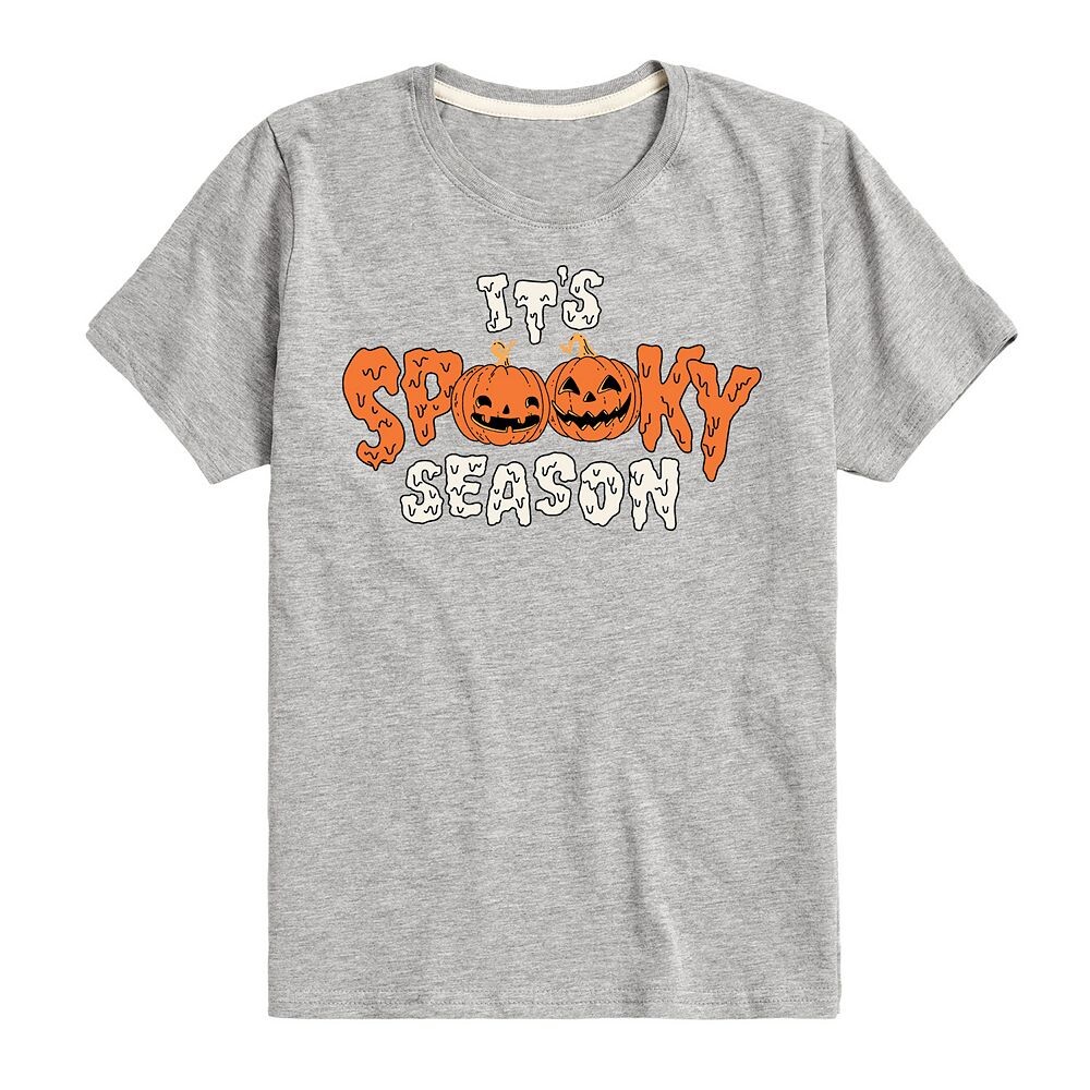 

Футболка с рисунком Spooky Season для мальчиков 8–20 лет Licensed Character, цвет Heather Gray