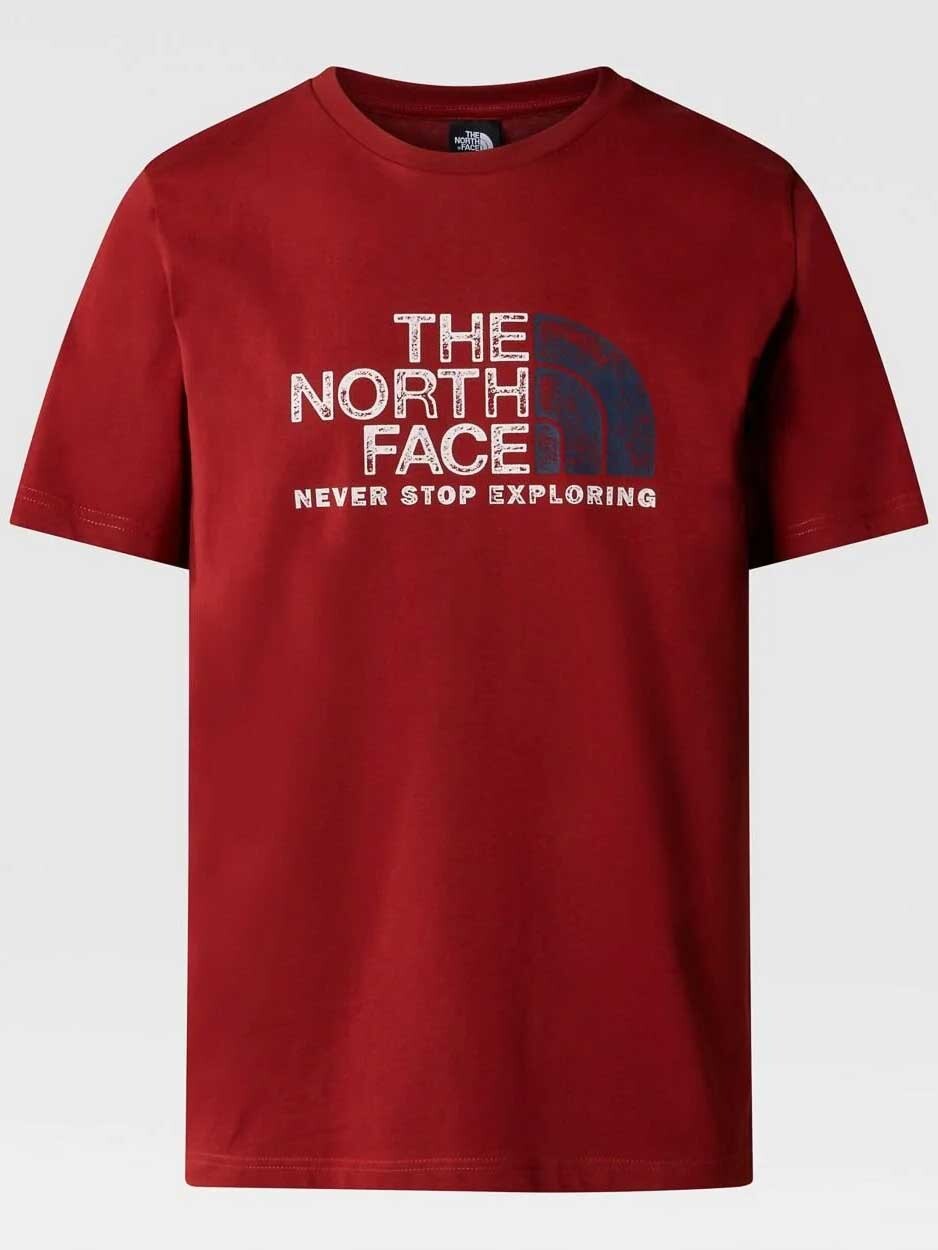 

Футболка The North Face M S/S RUST 2, красный
