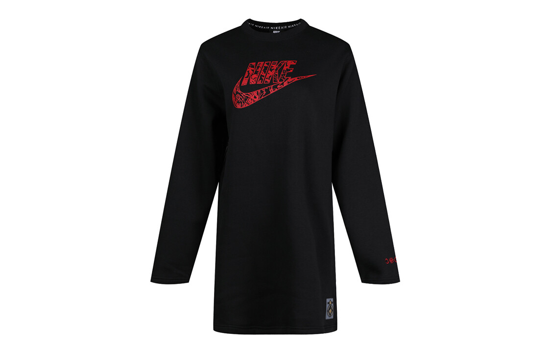 

Женское платье с длинными рукавами Nike, цвет Black