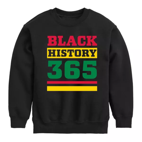 

Мальчиковая флисовая толстовка 8-20 Black History 365 Licensed Character, черный