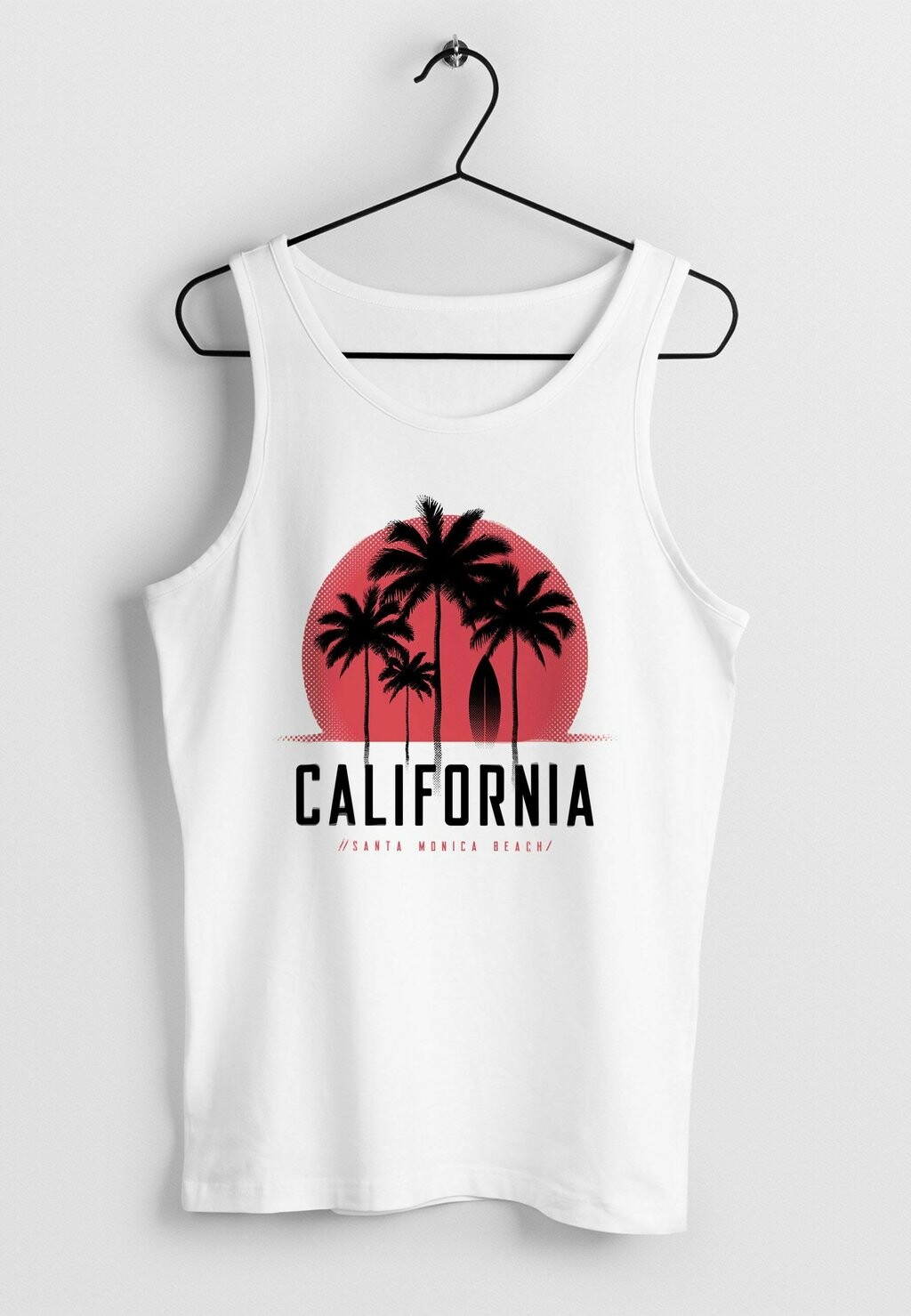

Топ TANK CALIFORNIA PALMEN SANTA MONICA BEACH SOMMER SONN Neverless, белый