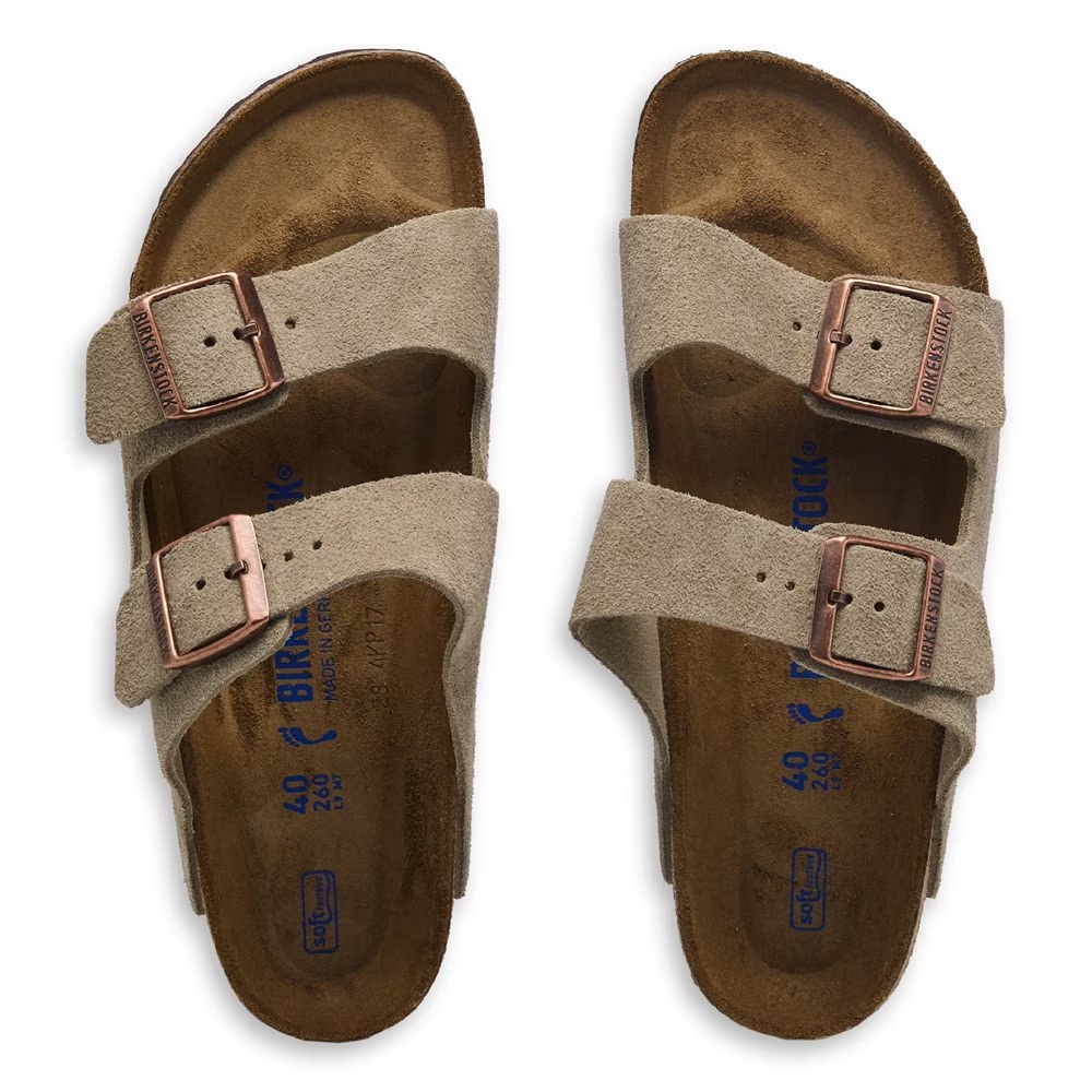 Сандалии с мягкой стелькой Arizona Birkenstock, коричневый — фото 4