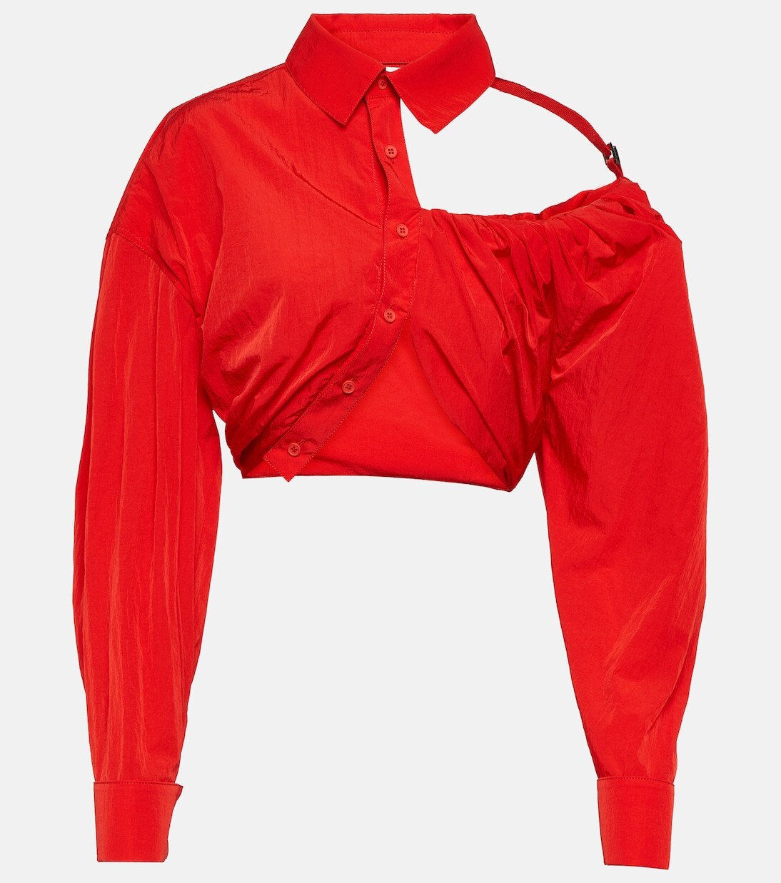 

Укороченная рубашка la chemise galliga Jacquemus, красный