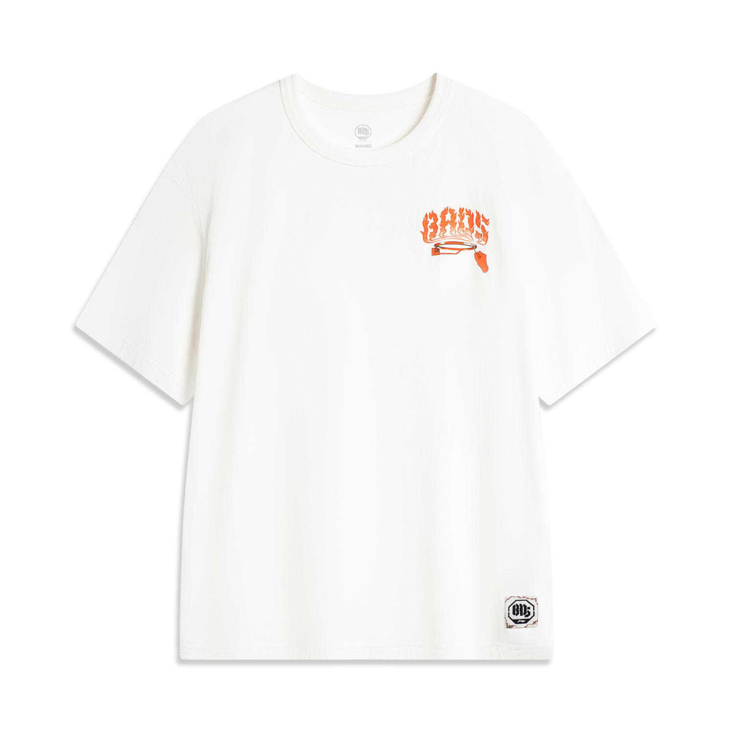

Футболка LiNing x BADFIVE мужская цвета айвори