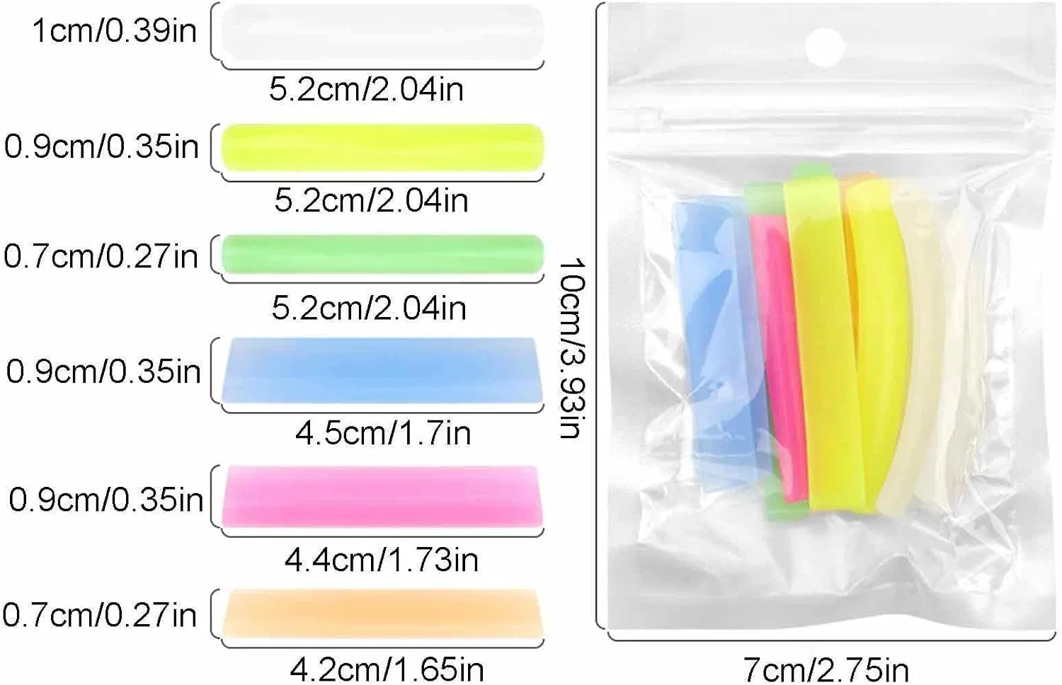 Набор для ламинирования ресниц Lash Lift Rod Silicone 6 пар Generic — фото 4