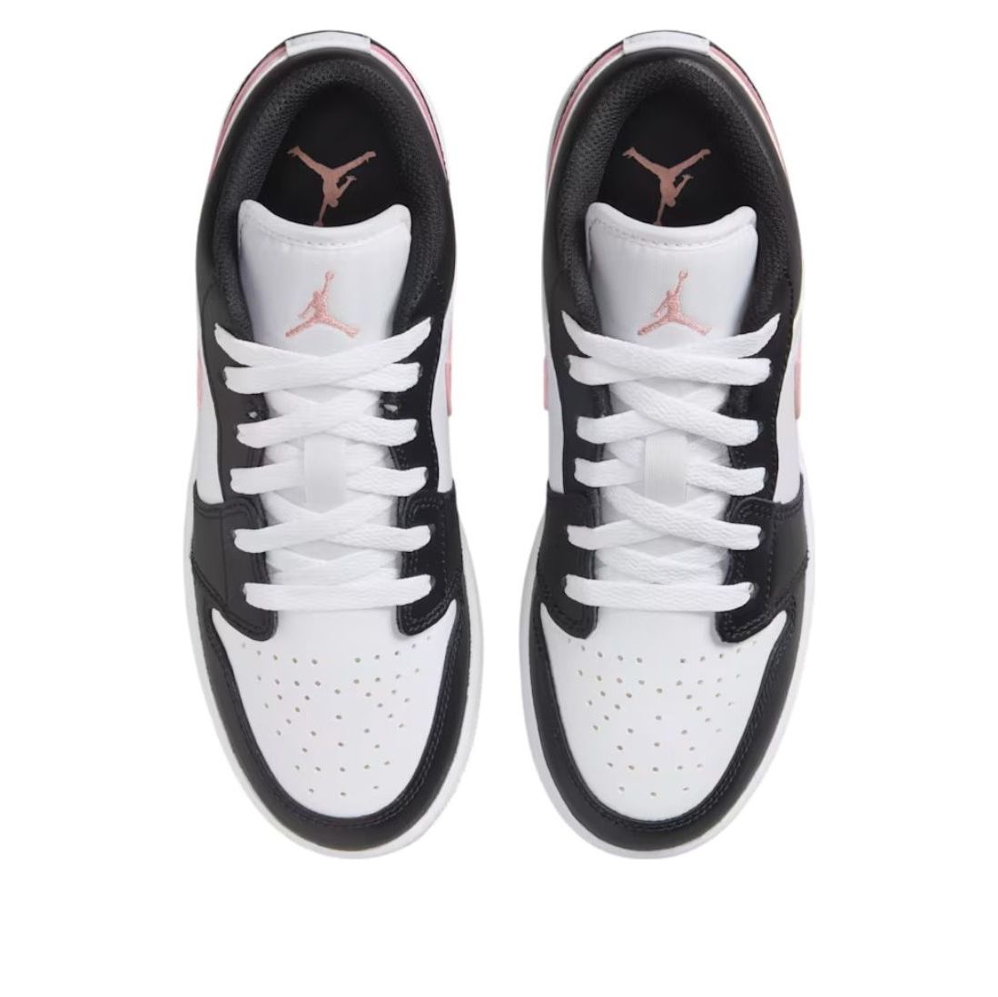 Кроссовки (GS) Air Jordan 1 Low 'White Black Rust Pink' — фото 3