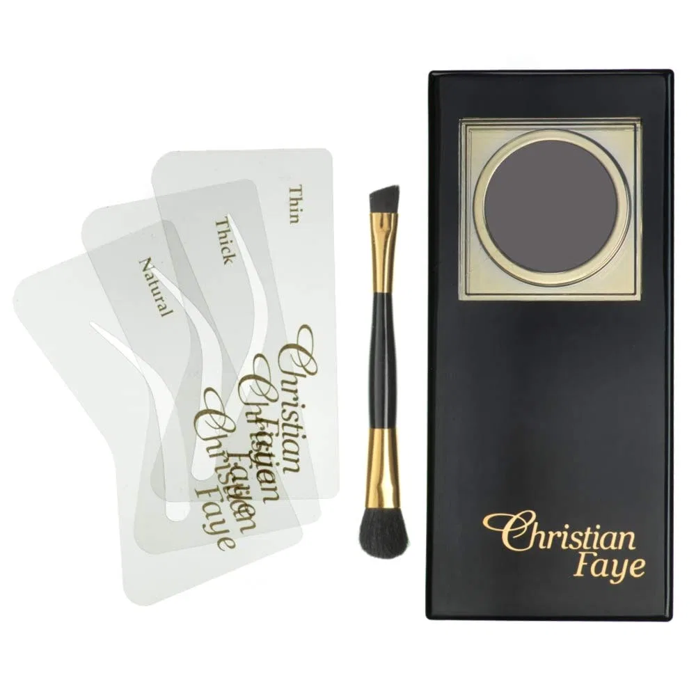 Набор для полуперманентного макияжа бровей «Semi Permanent Make-Up Kit» черный от Christian Eyebrow Christian Faye, Black — фото 2